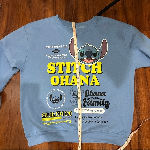 Disney Lilo And Stich Ohana Sweatshirt Size XXL Vintage - Picture 7 of 8